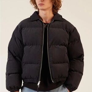 Men's Black Puffer Jacket- PacSun